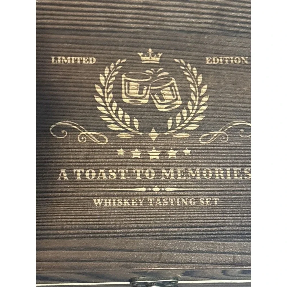 A Toast To Memories Co-worker Whiskey Glass Work Retirement Gift Box NEW